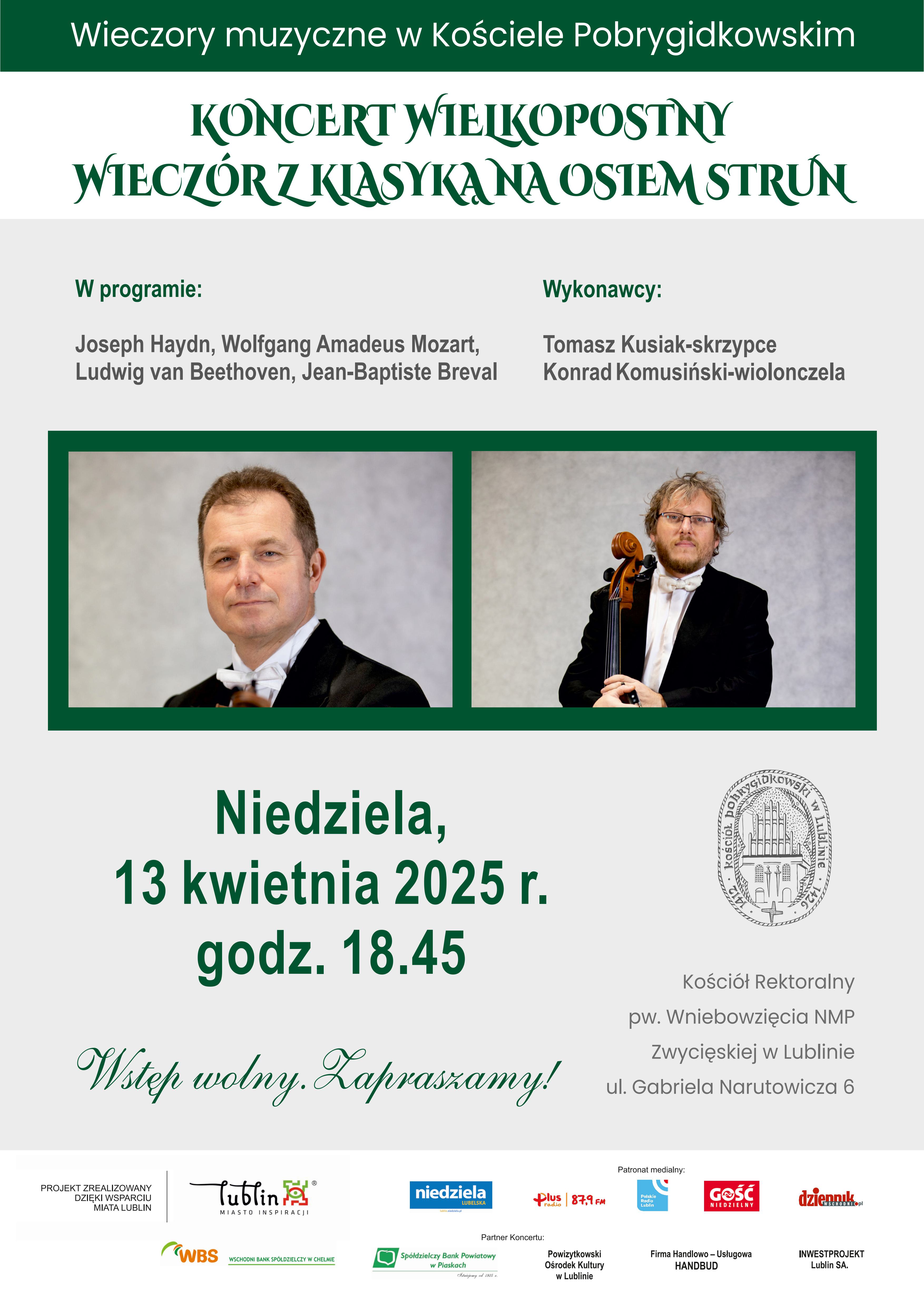 plakat koncert 13.04.2025